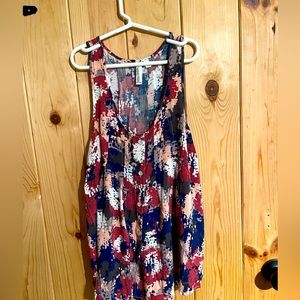 Hang ten multi color tank top